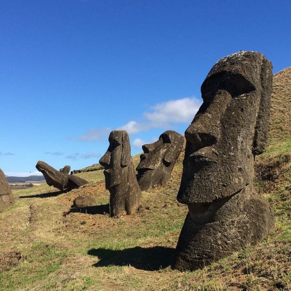 Rano Raraku, Easter Island - Photo by Jérôme Coupé