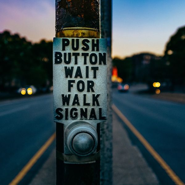 Walk signal - Photo by Ashim D'Silva